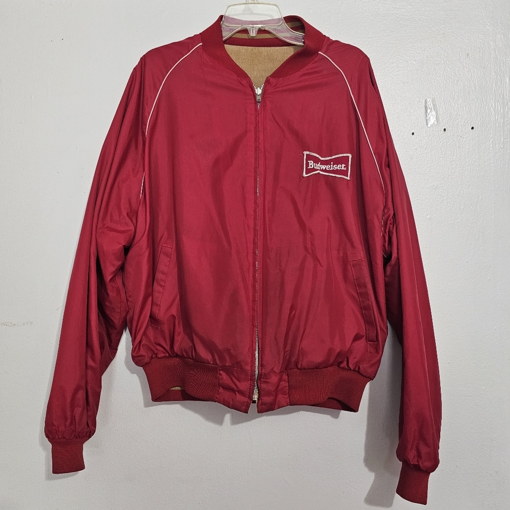 Budweiser Reversible 80's Varsity Bomber Jacket